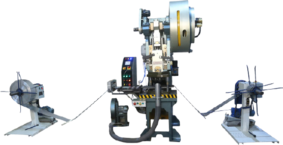 Aluminum Seal Machinery with Decoiler & Rewinder